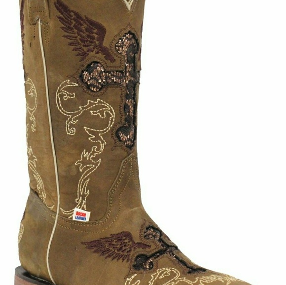 Rockin leather womens boots - Picture 1 of 1